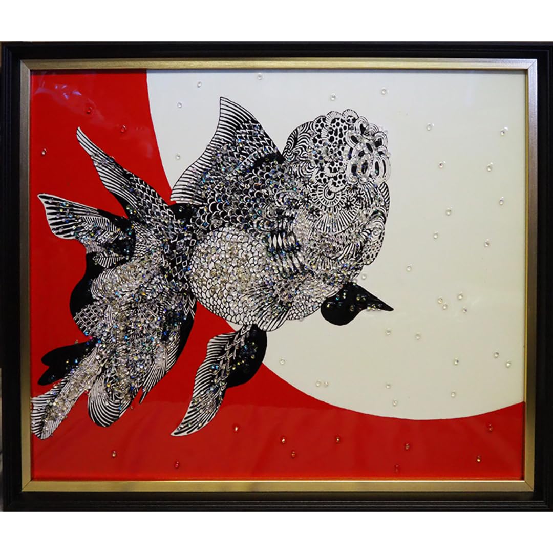 Q　♡エレガントな美しいバラ ポスター絵画 ゴージャスゴールド金色額装 ゴールド（金色）系 キャンバスアート・絵画(ライフスタイル